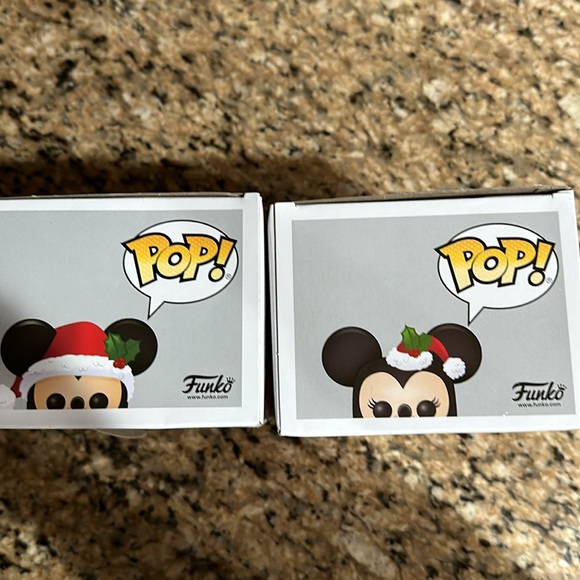 Mickey and Minnie Mouse Funko Pop. Number 612 and 613 - Picture 2 of 4